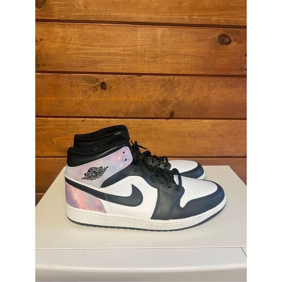 Nike mens Air Jordan 1 Mid Sz 13 DM1200-001 - Picture 2 of 8